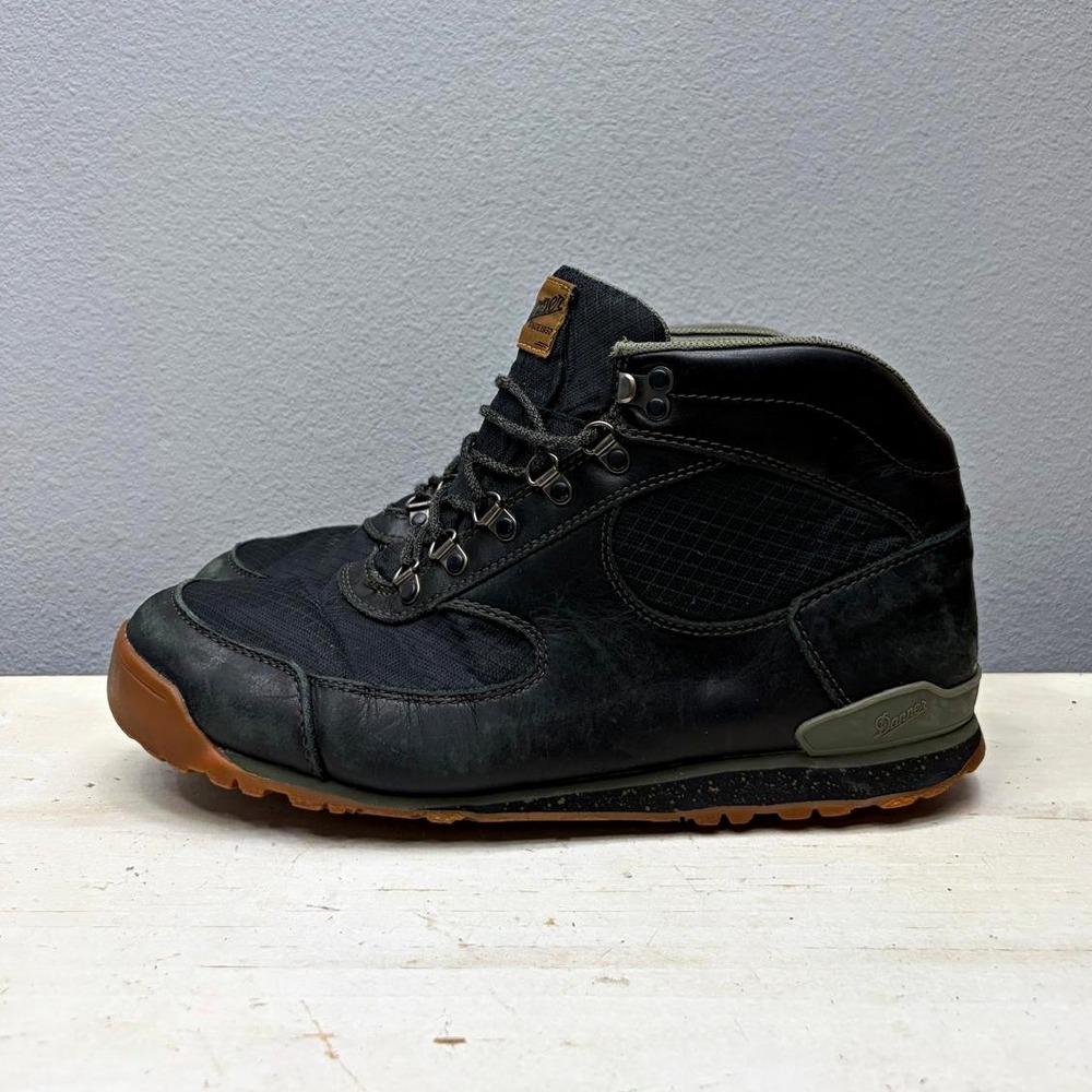 Danner Jag Mid Midnight 32225 Lace-Up Hiking Boots Black/Brown Mens 11 D